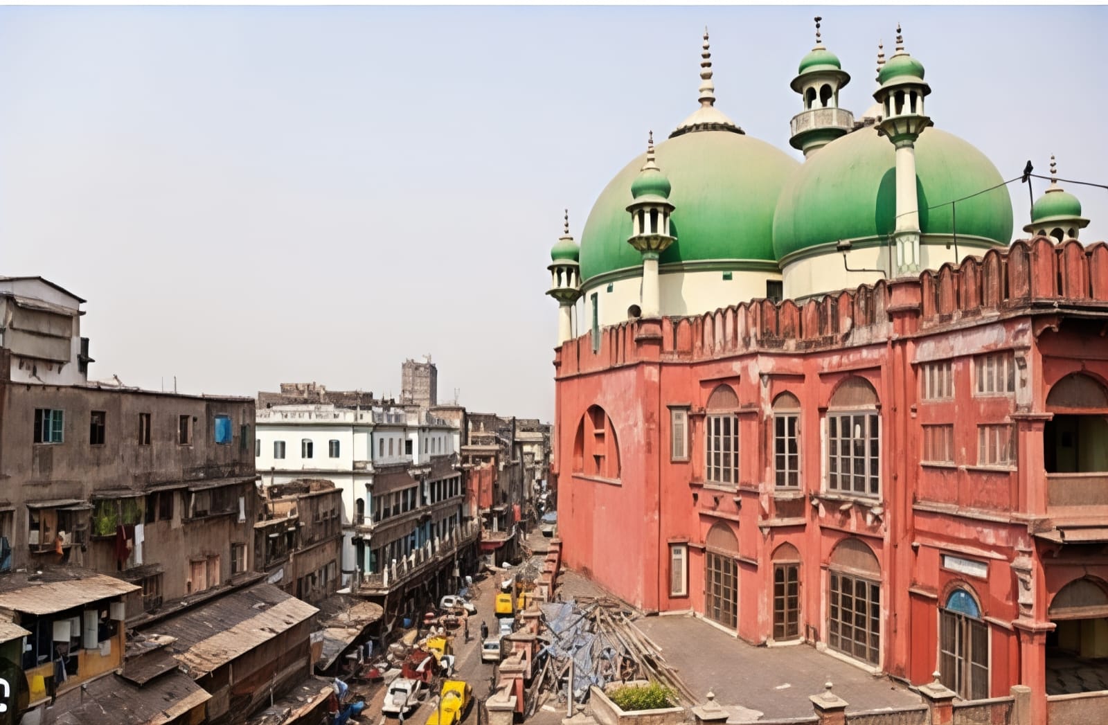 Cultural heritage mosque view in Kolkata