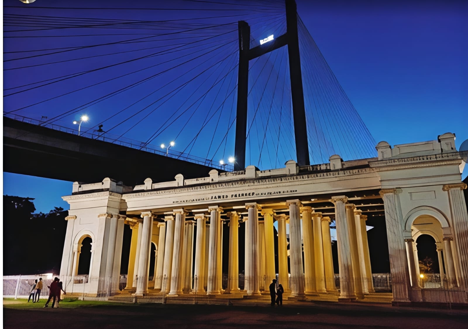 City landmark view in Kolkata